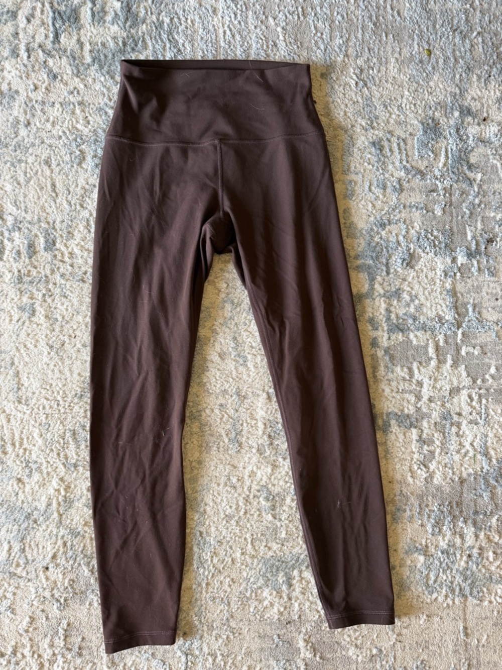 CRZ YOGA Kids High-Waist Leggings in Dark Brown